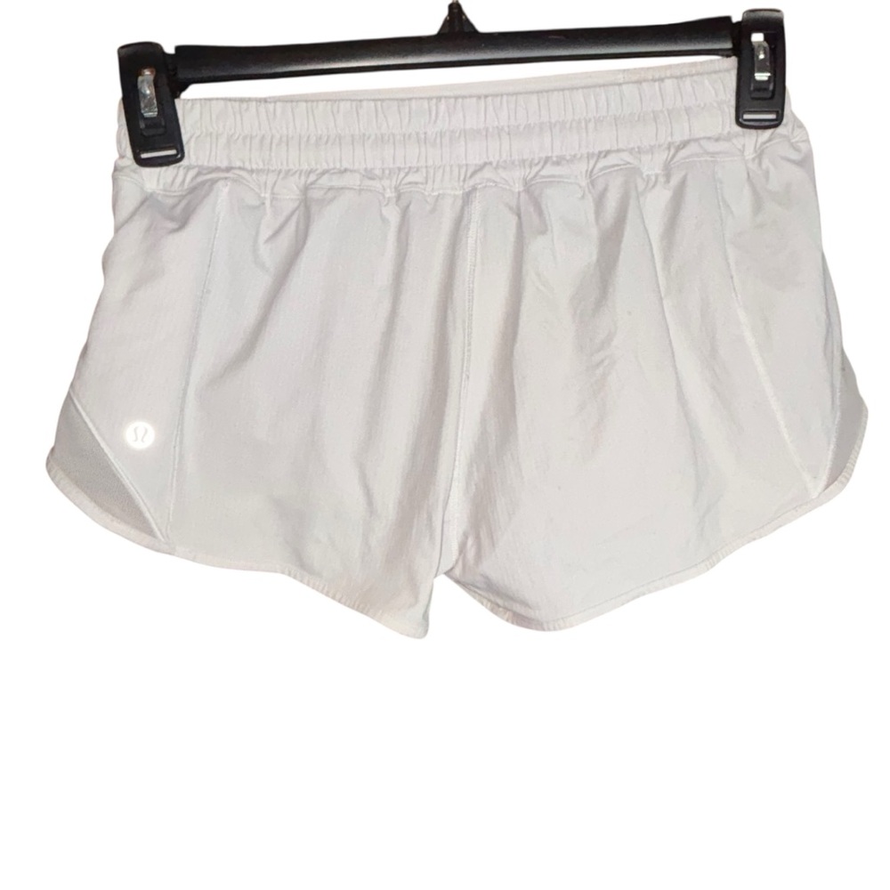 Lululemon Shorts Womens 6 lite gray Running Athletic Lined Elastic Waist runner